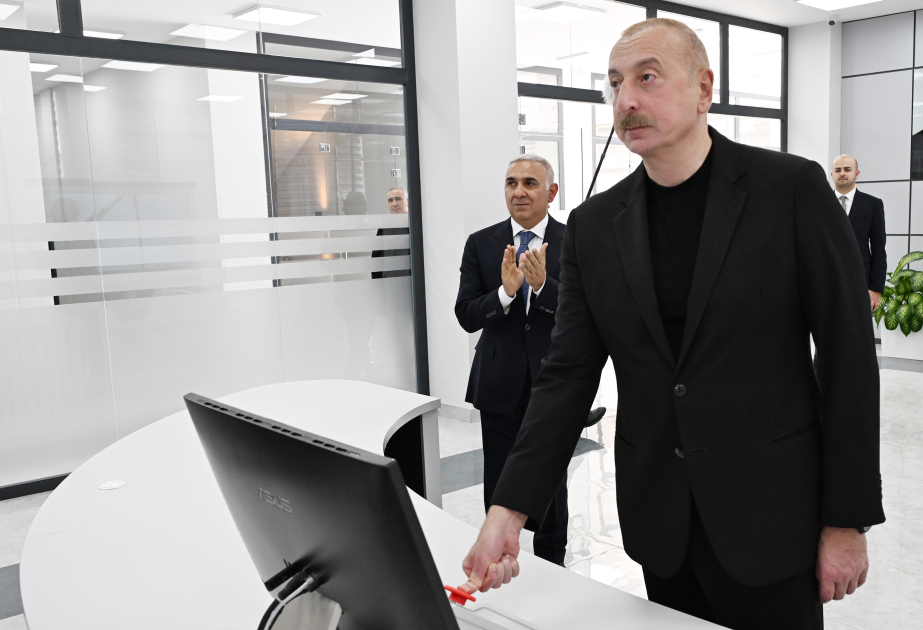 President Ilham Aliyev attended opening of Zangilan Electric Power Network's Digital Control Center