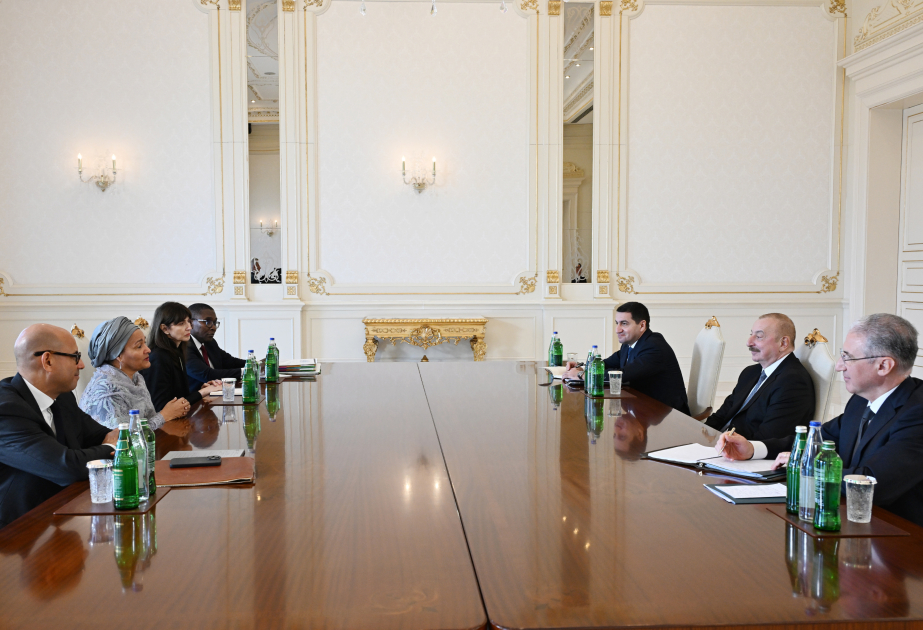 President Ilham Aliyev received UN Deputy Secretary-General