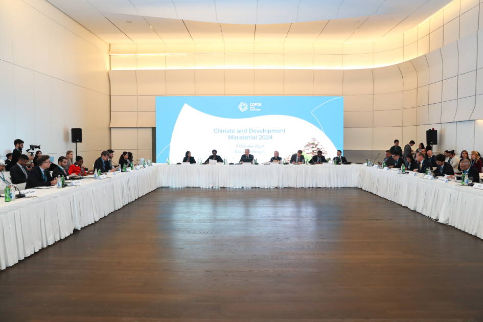 Second Day of Pre-COP29 event features climate and development ministerial meeting