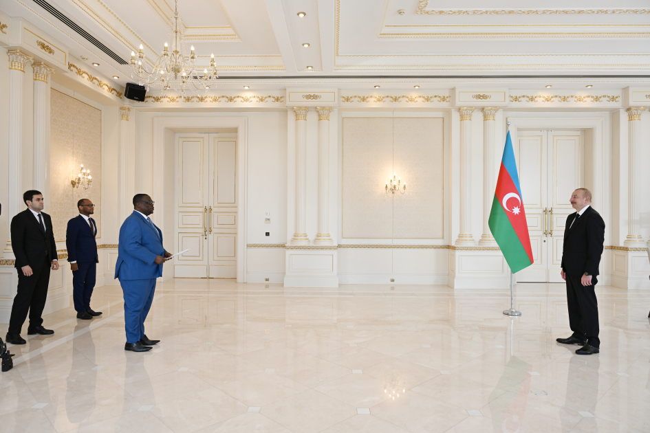 President Ilham Aliyev received credentials of incoming ambassador of Benin to Azerbaijan