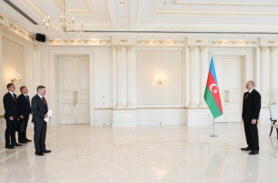 President Ilham Aliyev received credentials of incoming ambassador of Denmark to Azerbaijan