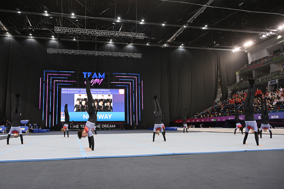 Bakıda keçirilən “TeamGym” üzrə Avropa çempionatında ilk finalçılar bəlli olub