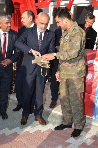 Group of Azerbaijani veterans and NGO representatives honored with special gift on behalf of Turkish President