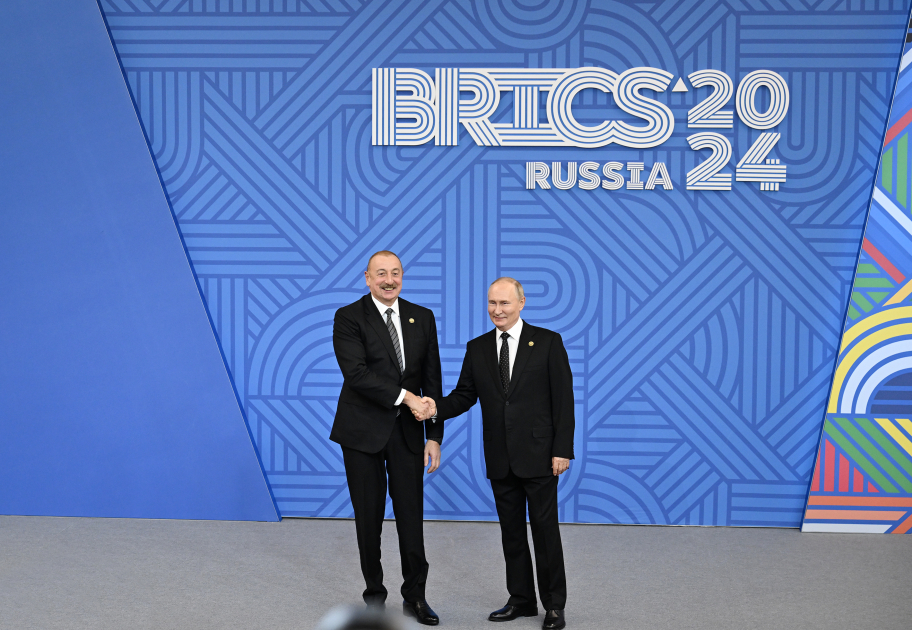 Kazan hosts official reception on the occasion of the 16th BRICS Summit President Ilham Aliyev is attending the event