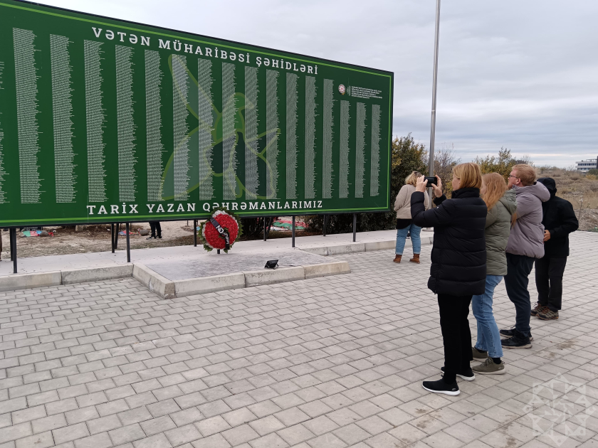 Международные путешественники прибыли в Агдам