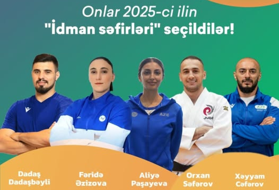 Azərbaycanın 2025-ci il üçün “İdman səfirləri” bəlli olub