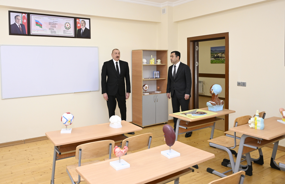 Prezident İlham Əliyev İsmayıllı şəhərində “Talıstan” liseyinin binasının açılışında iştirak edib YENİLƏNİB