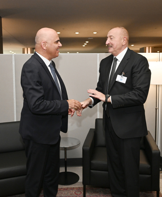 President Ilham Aliyev met with Secretary General of the Council of Europe at UN headquarters in New York VIDEO