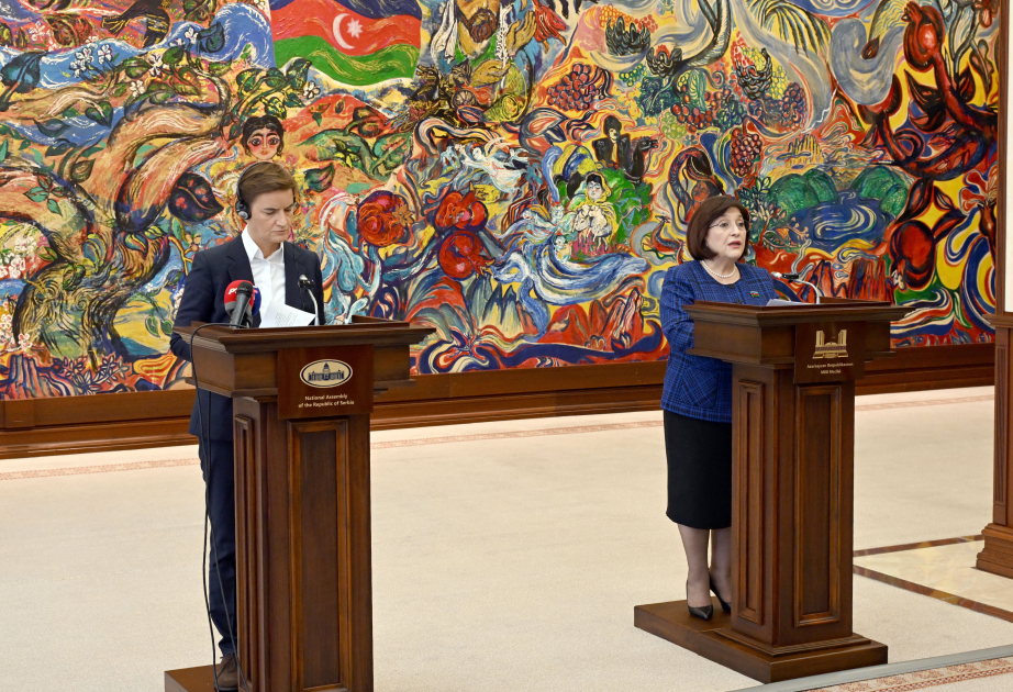 Speaker Sahiba Gafarova: There is great potential for developing ties with Serbia