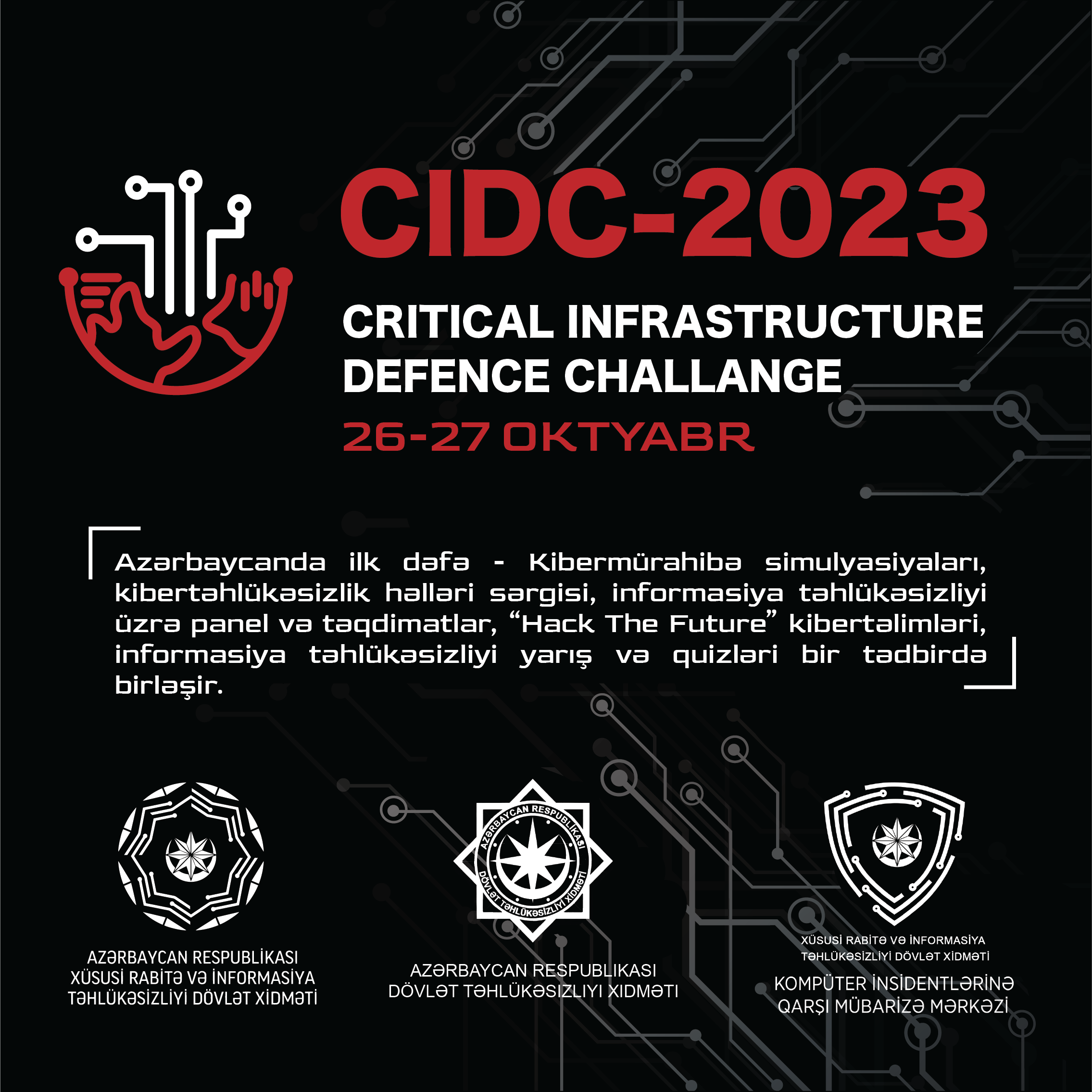 “Critical Infrastructure Defence Challenge 2023” tədbiri keçiriləcək