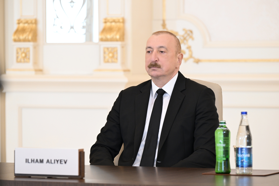 Prezident İlham Əliyev “Avropa Siyasi Birliyi”nin 8-ci Zirvə toplantısında videobağlantı formatında çıxış edib