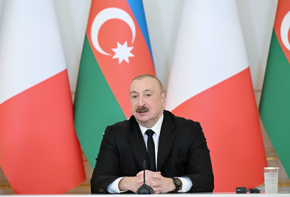 Prezident İlham Əliyev: Azərbaycan və İtaliya strateji tərəfdaşlardır