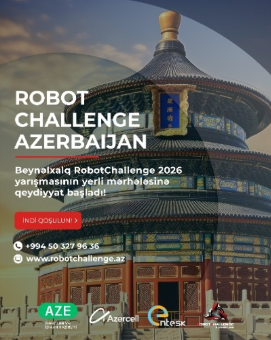Bakıda “RobotChallenge 2026” texnologiya yarışına start verilib