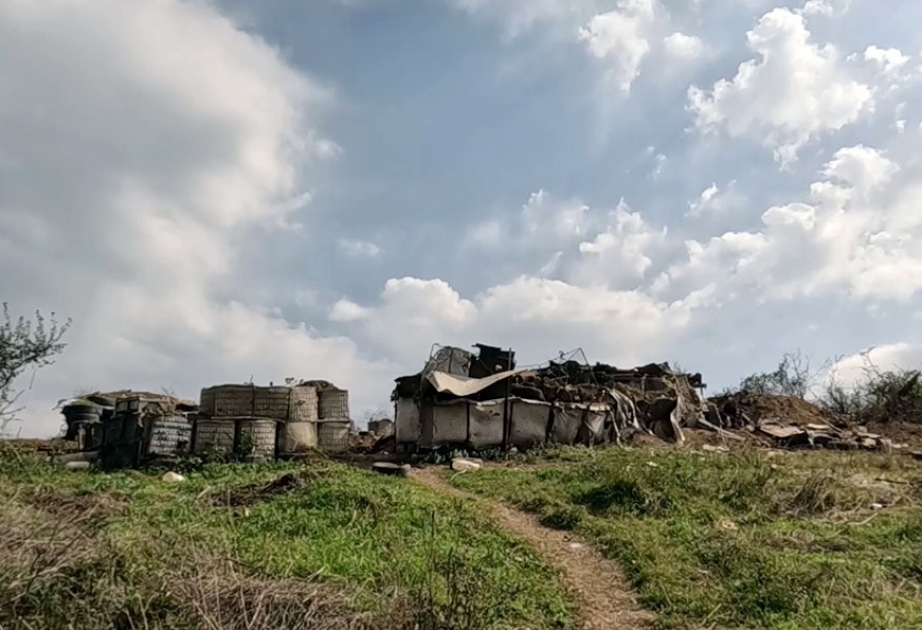 Şuşa-Xankəndi yolunda tərk edilmiş döyüş mövqeləri VİDEO