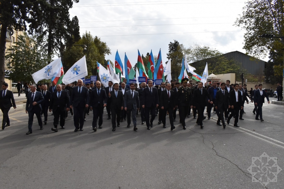 Azerbaijan holds march to commemorate 3rd anniversary of missile attacks on Ganja