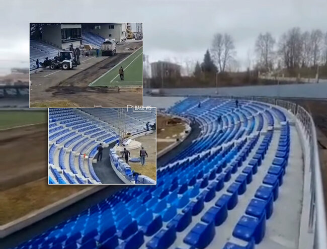 The latest images from Khankendi stadium - VIDEO