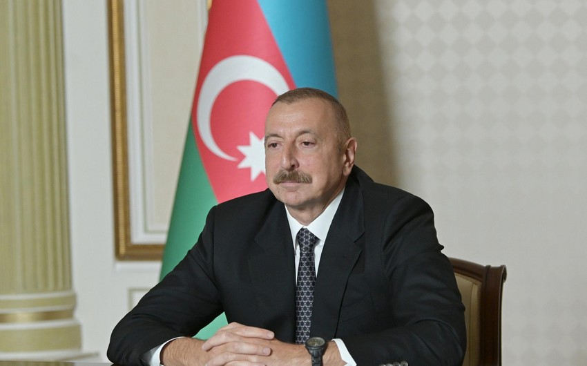 President of Mongolia congratulates Ilham Aliyev