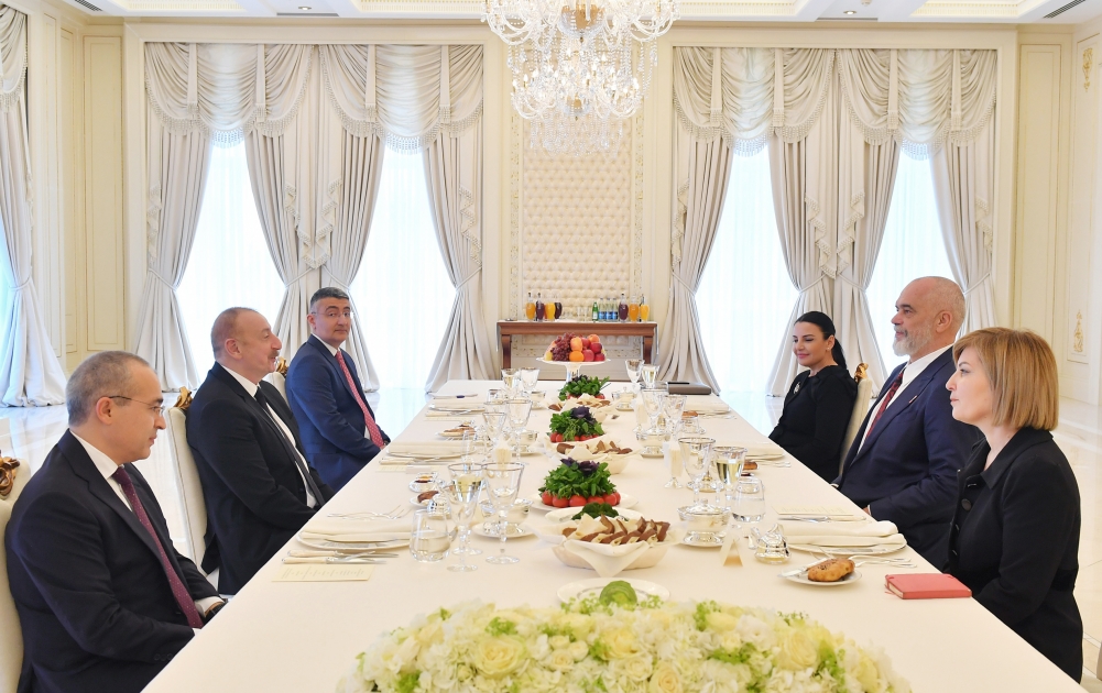 President Ilham Aliyev had expanded meeting with Prime Minister of Albania