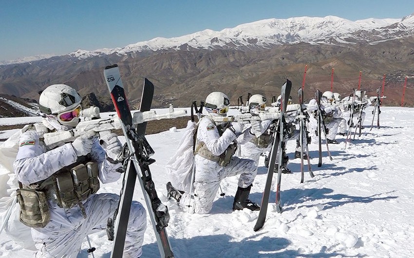 Combined Arms Army of Azerbaijan holds tactical-special exercise on "Conducting combat operations in severe cold"