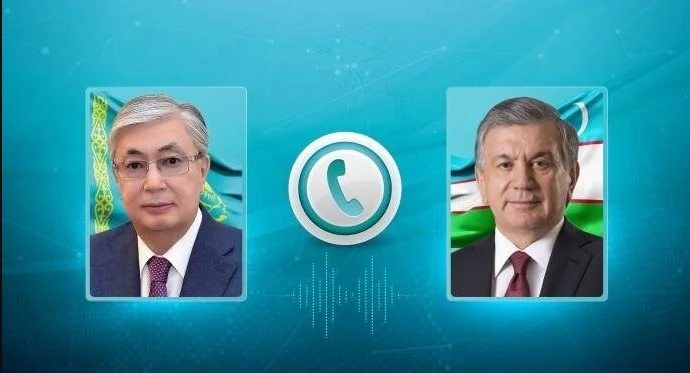 Qazaxıstan və Özbəkistan liderləri arasında telefon danışığı