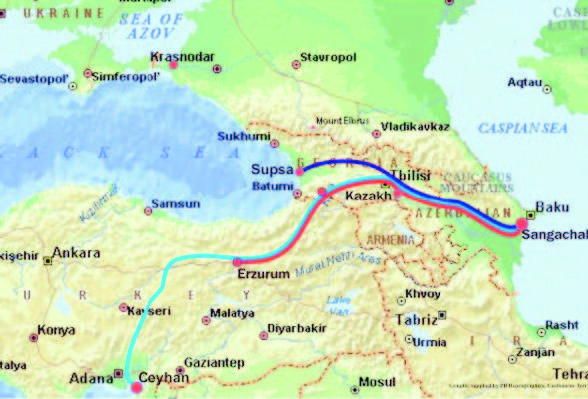 Bakı-Tbilisi-Ərzurumla 5,5 milyard kubmetr qaz