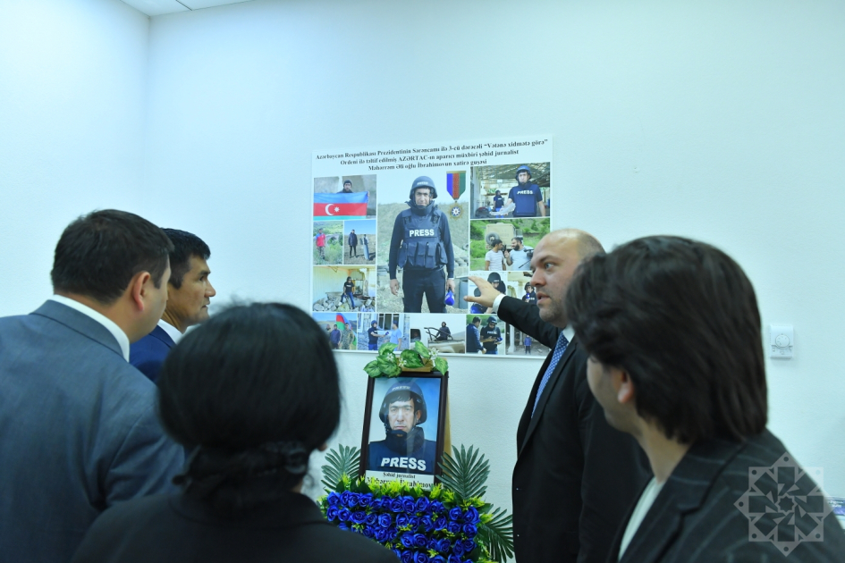 Узбекские журналисты побывали в АЗЕРТАДЖ