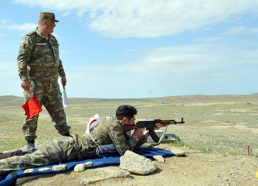 В Азербайджанской армии состоялось первенство по военизированному кроссу