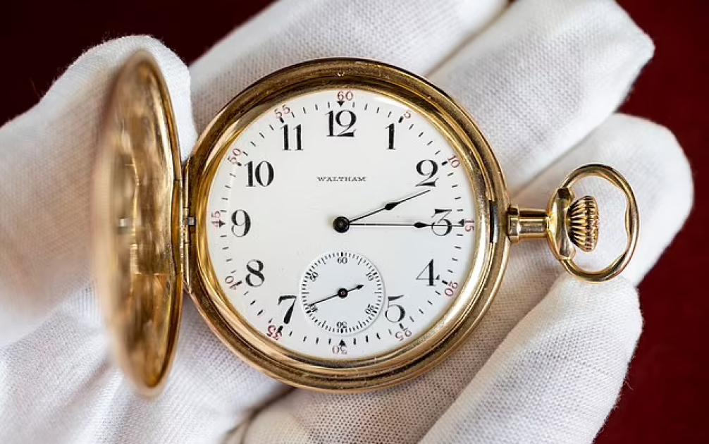 Titanic's wealthiest passenger's gold pocket watch sells for record-breaking €1.4 million