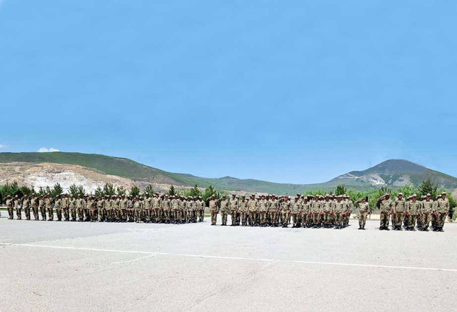 Another training session commences for Azerbaijani reservists