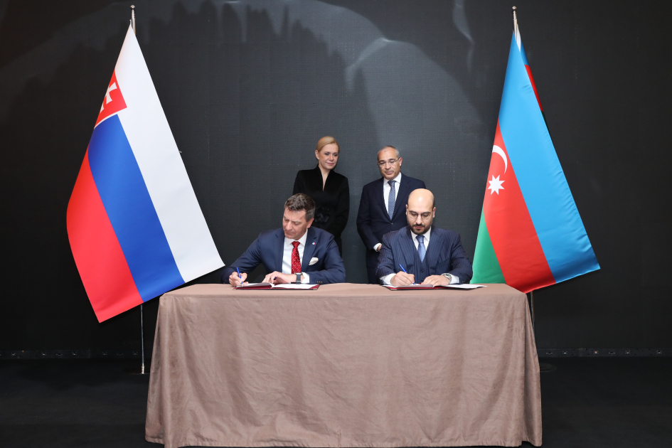 Azerbaijan, Slovakia ink memorandums of cooperation