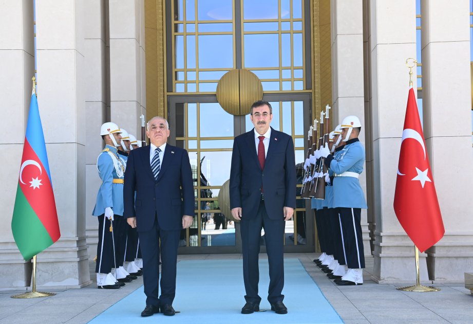 Prime Minister Ali Asadov meets with Turkish Vice President Cevdet Yilmaz