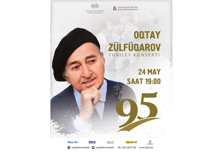 Xalq artisti Oqtay Zülfüqarovun anadan olmasının 95 illiyinə həsr olunmuş konserti keçiriləcək