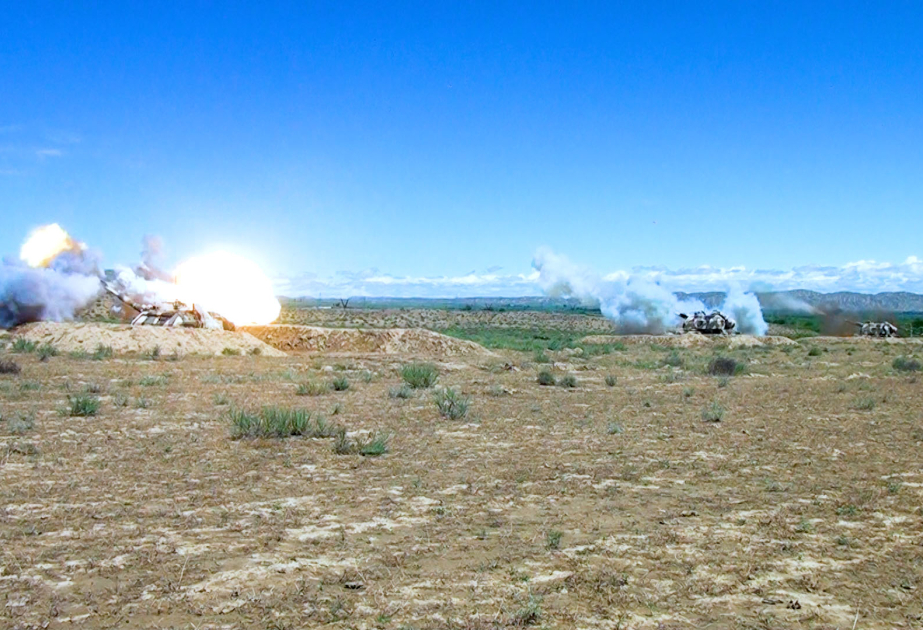 Azerbaijan’s artillery units end live-fire tactical exercise, Defense Ministry