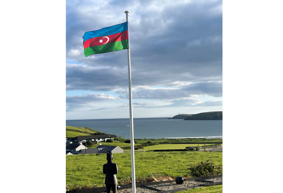 İrlandiyada Azərbaycan Bayrağı qaldırılıb