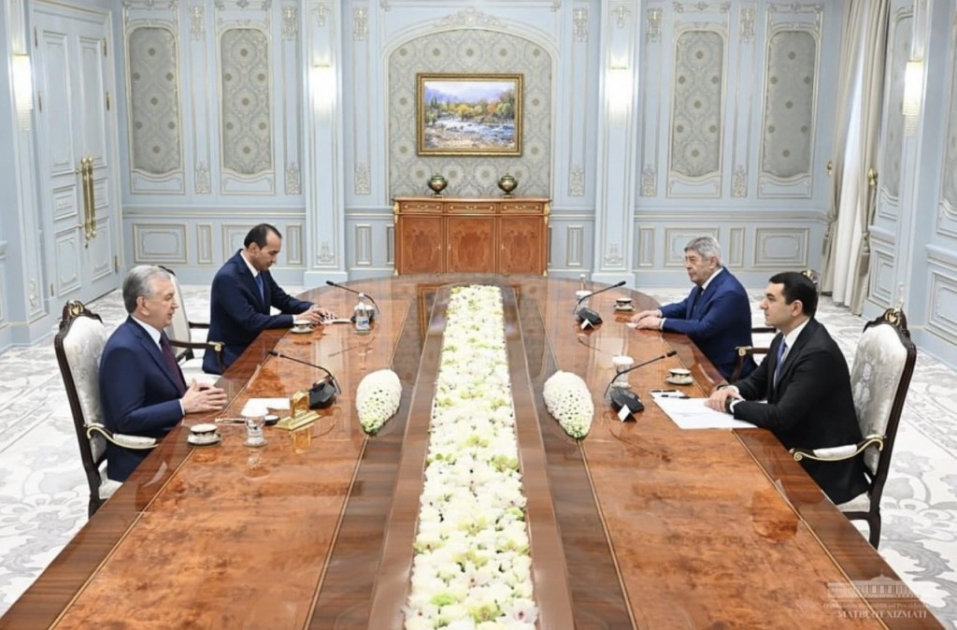 Президент Узбекистана принял министра культуры Азербайджана