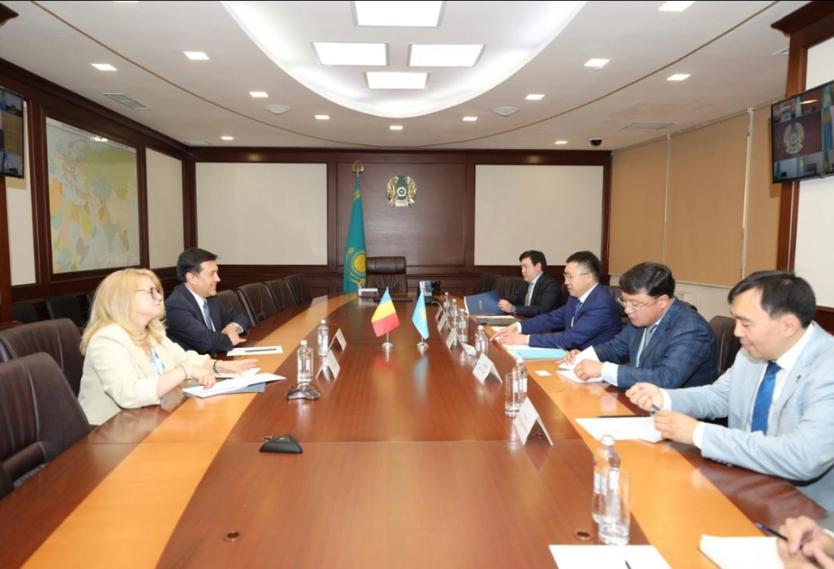 Казахстан и Румыния обсудили развитие Транскаспийского международного транспортного маршрута