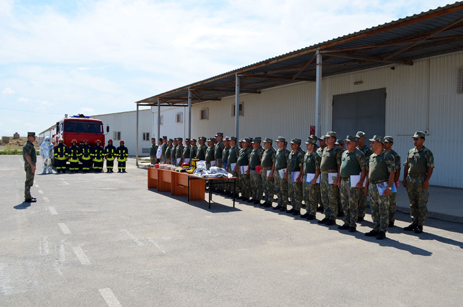 Fire protection team leaders hold training-methodical session, Defense Ministry