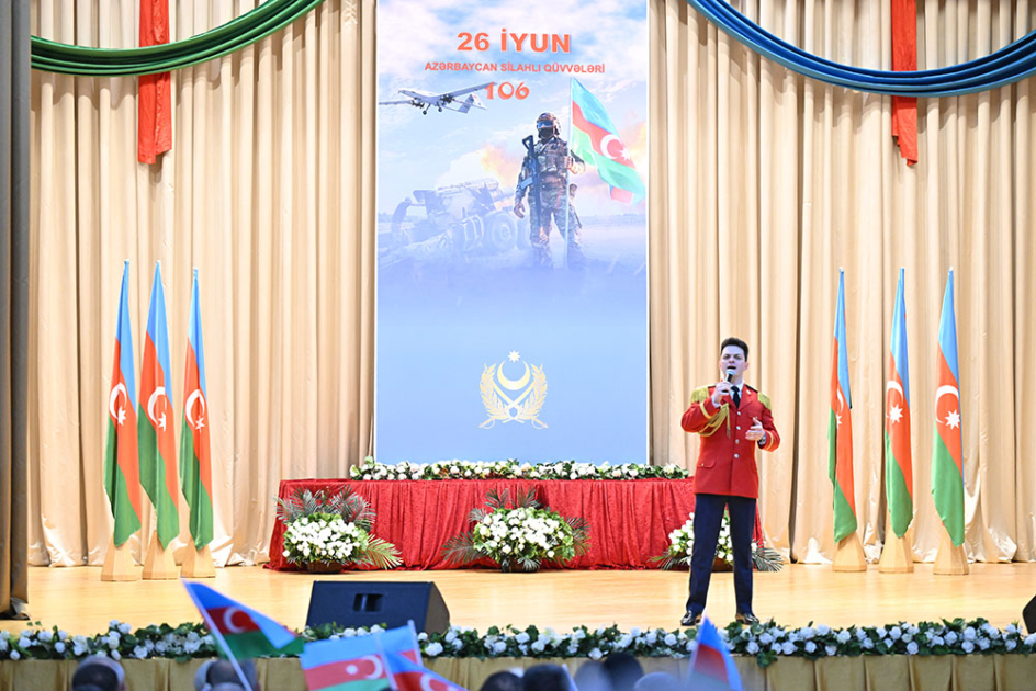 Azerbaijan Army holds solemn ceremony on 26 June - Armed Forces Day