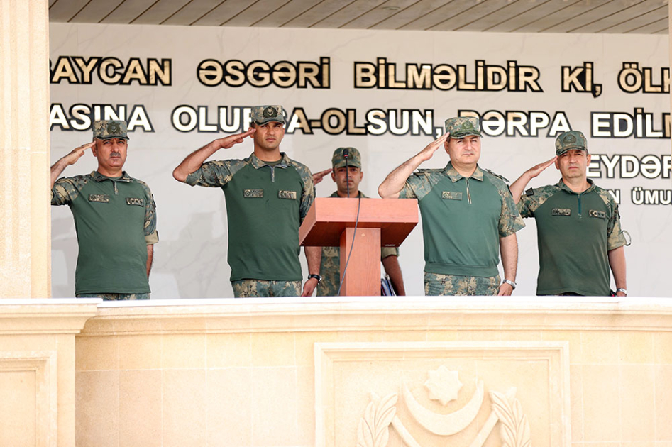 Azerbaijan Army holds series of events marking 26 June - Armed Forces Day