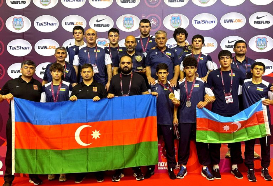 Azerbaijani freestyle wrestling team crowned European champions in Serbia