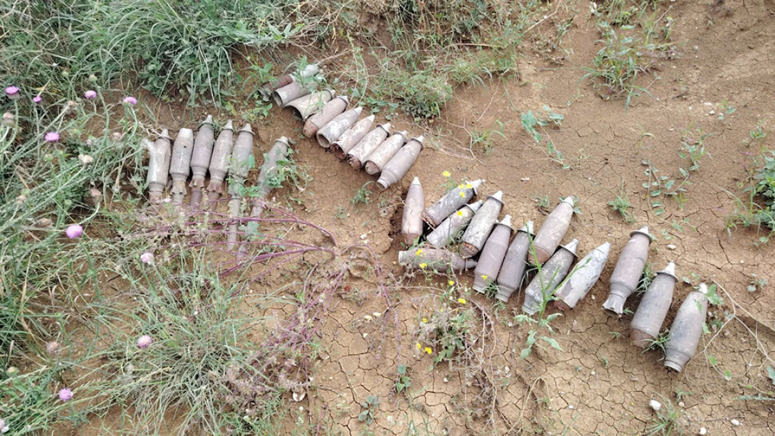 Considerable amount of ammunition found in Khojaly, Defense Ministry