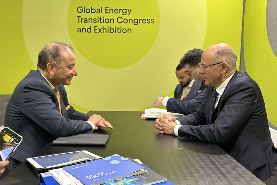 Azerbaijani energy minister meets with Pakistani minister and Italian Saipem’s CEO