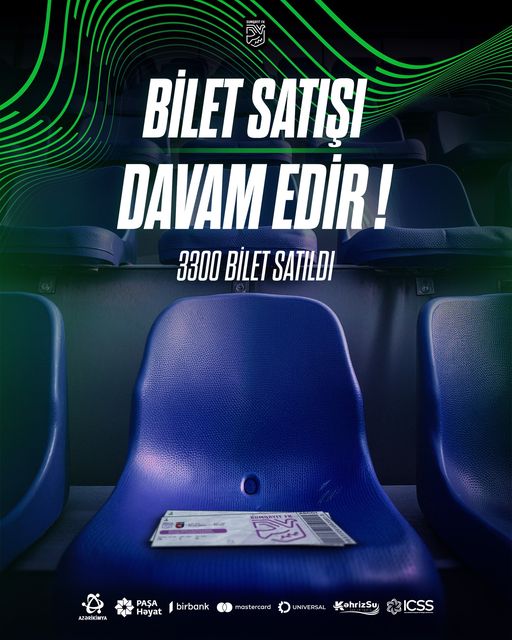 UEFA Konfrans Liqası: “Sumqayıt” – “Fehervar” matçına 3300 bilet satılıb