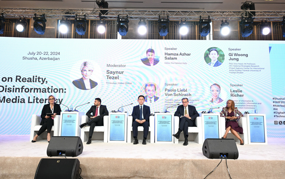 Shusha-hosted Global Media Forum features panel session on impact of artificial intelligence on reality, media and disinformation