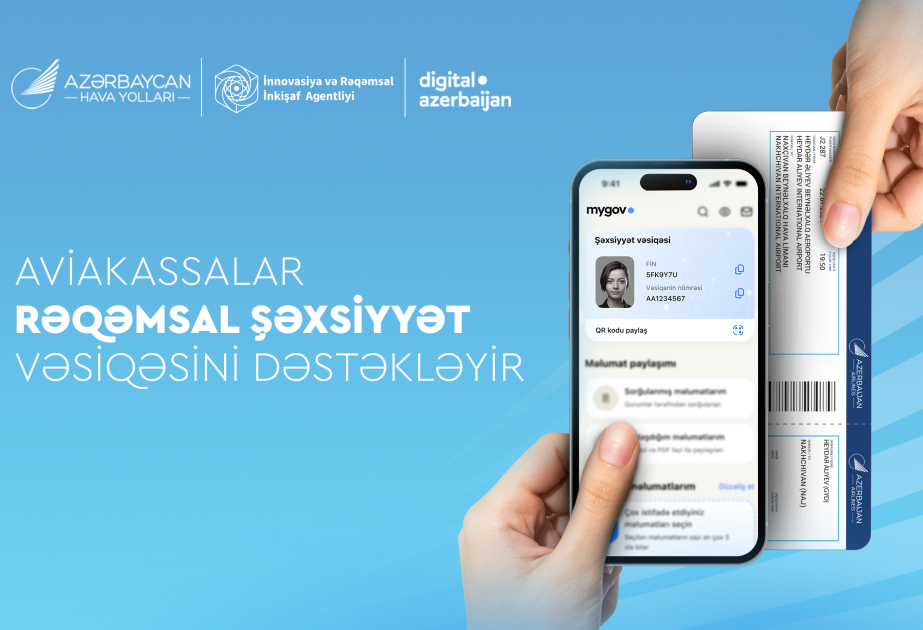 AZAL introduces digital ID cards for ticket purchases to Nakhchivan